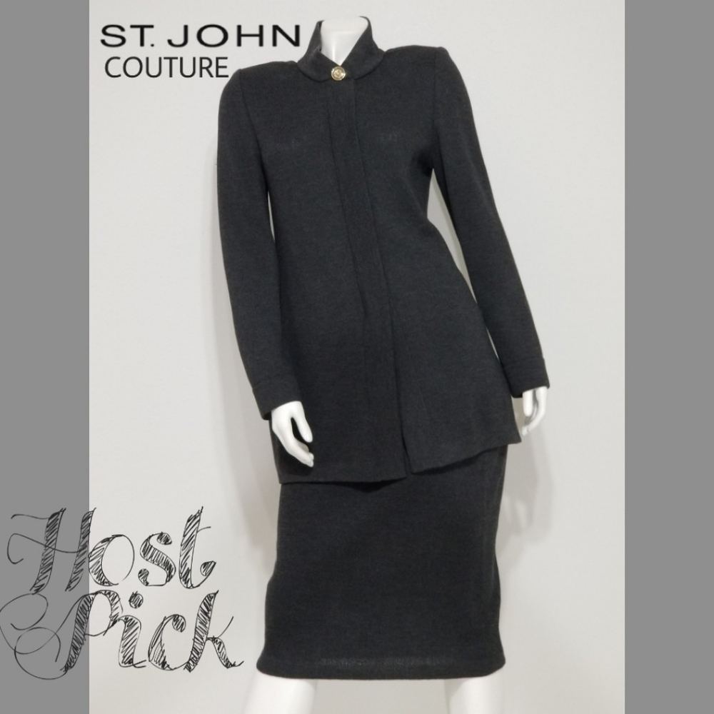 ST JOHN COUTURE BY MARIE GRAY Gray 2 Piece…